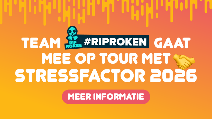 Team #RIProken gaat mee op tour met Stressfactor 2026! Team #RIProken gaat mee op tour met Stressfactor 2026!