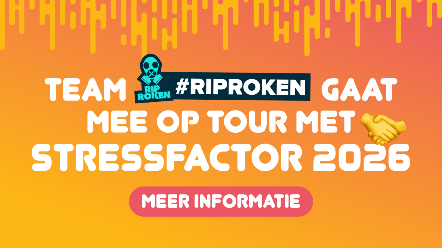 Team #RIProken gaat mee op tour met Stressfactor 2026! Team #RIProken gaat mee op tour met Stressfactor 2026!