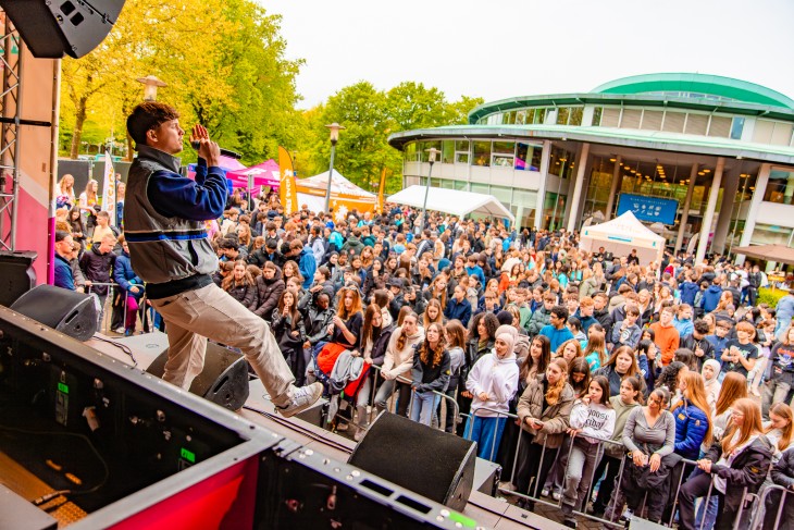 Daani maakte haar debuut op Stressfactor in Venlo!